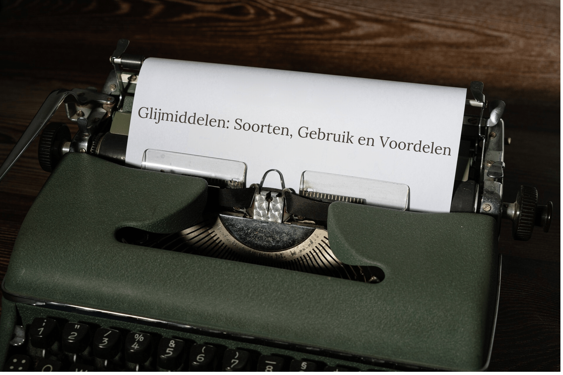 Glijmiddelen: Soorten, Gebruik en Voordelen - Erolure