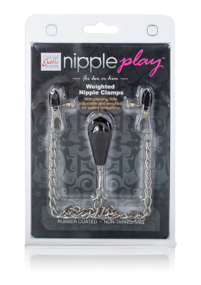 CalExotics Nipple Play Tepelklemmen met gewicht