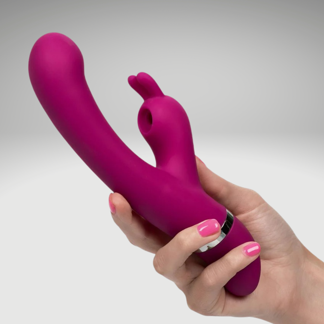 Foreplay Frenzy Bunny Kisser – Rabbit Vibrator met Zuigfunctie | CalExotics