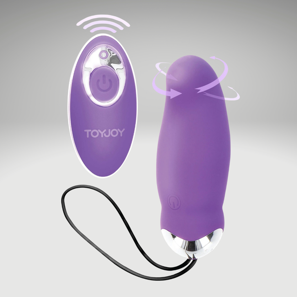 My Orgasm Eggsplode – Vibrerend Ei met Roterende Tip & 8 Standen