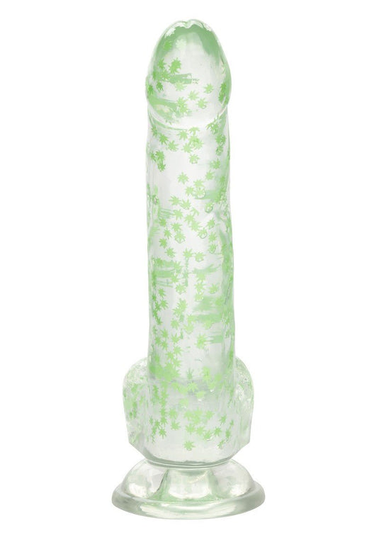 Translation missing: nl.Naughty Bits I Leaf Dick Glow-In-The-Dark  Wietblad Dildo - Erolure